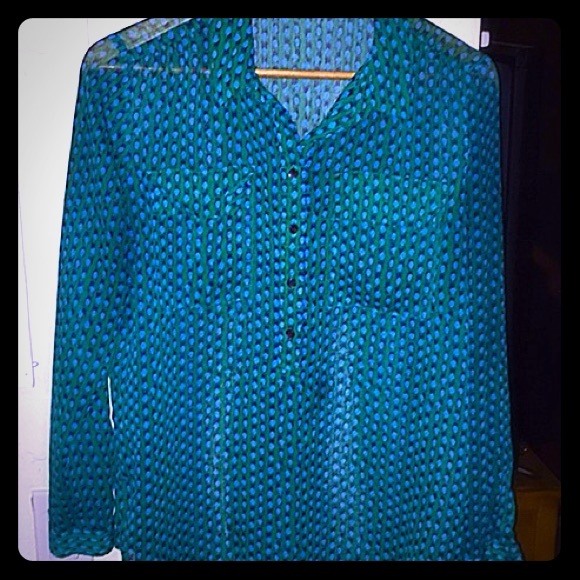 Liz Claiborne Silk Blouse - Picture 3 of 5
